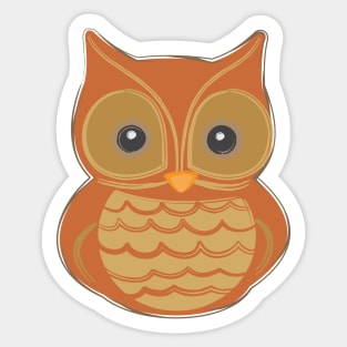 Adorable Owl Sticker